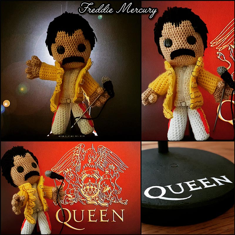 Freddy Mercury mascot
